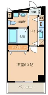 Celeb布施東【7階】の間取り
