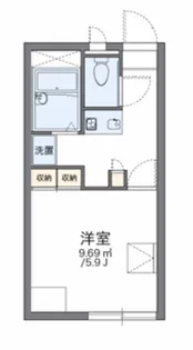 レオパレスフローラ【1階】の間取り