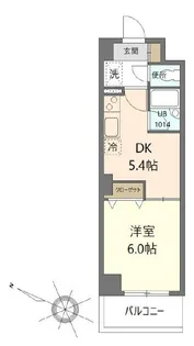 ジョイヴィレッジ御殿山【2階】の間取り