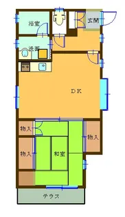 メゾンMK【1階】の間取り