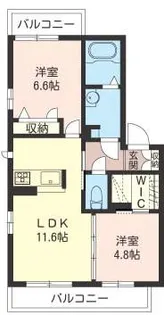 リラフォート M-U【1階】の間取り