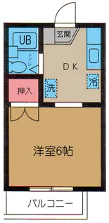 ヴィラ久我山【1階】の間取り