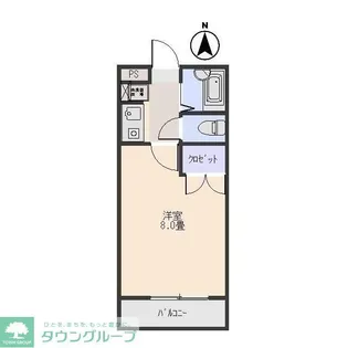 GROWTH【2階】の間取り