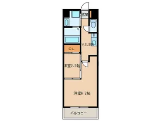 スカイツリー西新【1階】の間取り