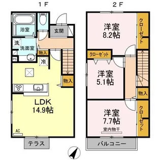 メゾン・ナナの間取り
