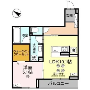 ジョウエイ深町【3階】の間取り