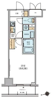 リージア経堂イーストプレイス【4階】の間取り
