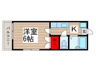 蕨シルクハイツ【1階】の間取り