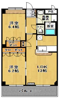 グランドール・ガーデン【2階】の間取り