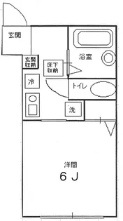ブランシェ戸越【1階】の間取り
