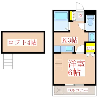 隼人ハイツ【2階】の間取り