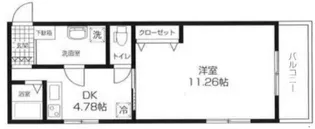 リライズ国領II【1階】の間取り