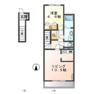 Sweet grass【2階】の間取り