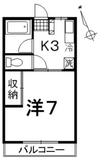 シティハイムオリオン【2階】の間取り