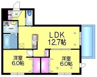 LaMer ラメール【3階】の間取り