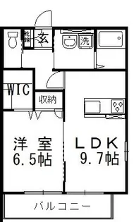 マストゥーラ妹尾【1階】の間取り