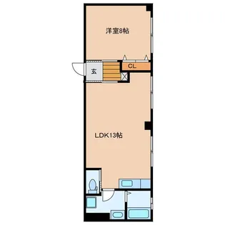 ビエナ下切【3階】の間取り