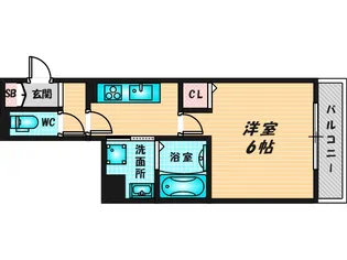 フォレストクリエオーレ中川【3階】の間取り
