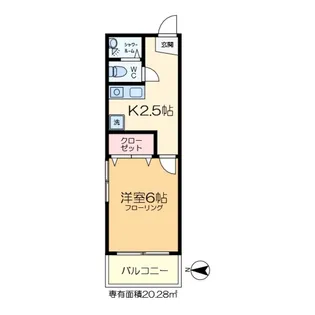 渡辺ビル【4階】の間取り