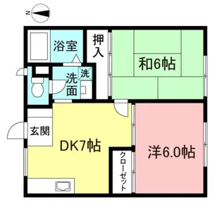 クレストMさがみ野【1階】の間取り