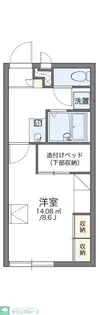 レオパレスコンフォール【1階】の間取り