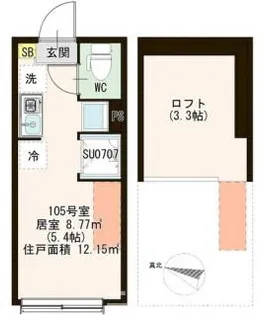 ハーモニーテラス練馬春日町II【1階】の間取り