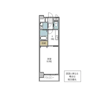 プレスト水戸中央【10階】の間取り