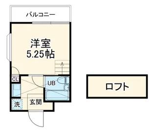 ベルコーポ【2階】の間取り