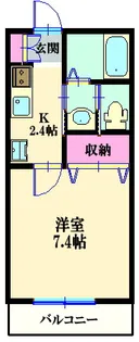 カーサレッジーナ【2階】の間取り