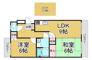 セントエルモス1【5階】の間取り