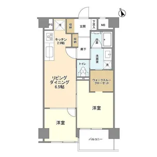 PATH仲六郷【5階】の間取り