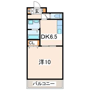 マリアマンション【6階】の間取り