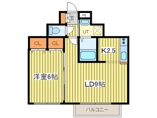 コムフォート北16条【3階】の間取り