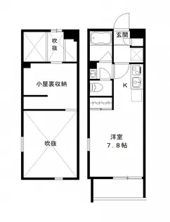 ダイレクト・メゾン原木中山【2階】の間取り