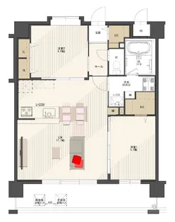 OAK VILLA 桜並木クラス【5階】の間取り