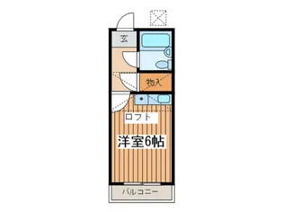 コーポアメニティII【1階】の間取り