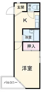 シャトー新樹【2階】の間取り