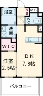 フロンティアききつIII【8階】の間取り