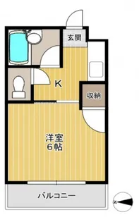 AKKマンション【2階】の間取り