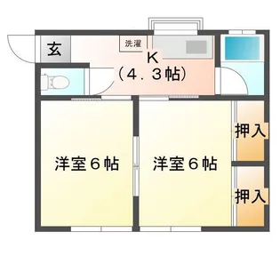 レジデンス宮前【2階】の間取り