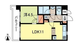 マイキャッスル新高円寺【3階】の間取り