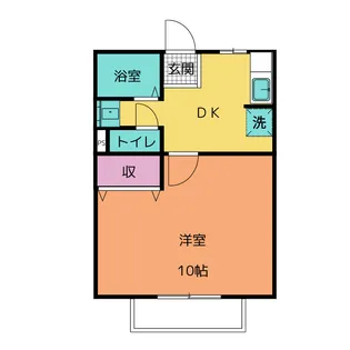 サクランボ荘【1階】の間取り