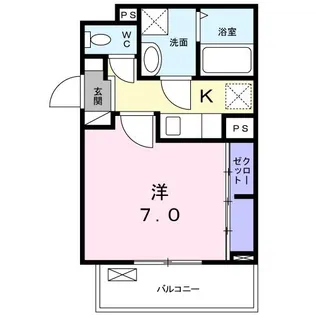 ヴィオーレ【2階】の間取り