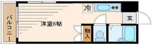 パークサイド神崎【3階】の間取り