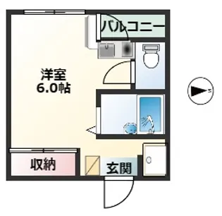 エンゼルハイム【5階】の間取り