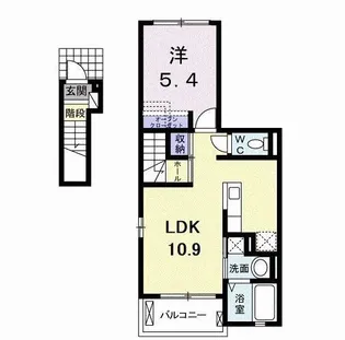 ラ・マーヴェラス 町田【2階】の間取り