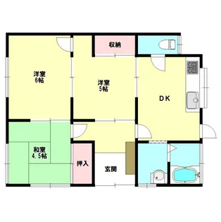 村井文化【1階】の間取り