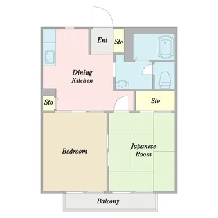 ドリームハイツヤマサC【2階】の間取り