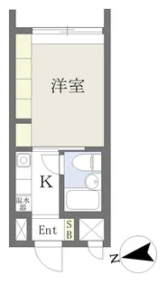 メネダス【3階】の間取り