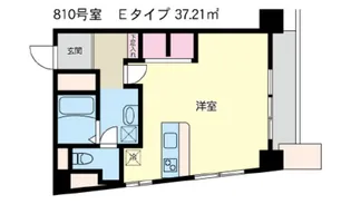 高田馬場ヒルサイドパレス【8階】の間取り
